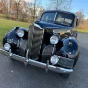 1940 Packard 110 Sedan, 6 Cyl.282CI, Exterior Black, Interior Grey, 9617 TMU