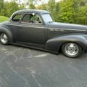 1940 Pontiac Deluxe Coupe, 400 ci, 400 trans, flat black