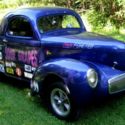 1940 Willy's Coupe,Real Deal Steel Drag Car,454 V-8,Auto,Front Disc,Runs Strong