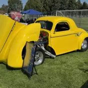 1940 Willys Aero Coupe Yellow