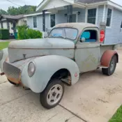 1940 willys gasser pickup truck