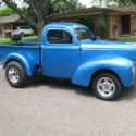 1940s Blue Willys Pickup