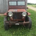 1940s Willys Jeep CJ2A, Runs and Drives. Needs restored.