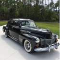 1941 Black Cadillac Antique 4 door Car Fastback Series 61