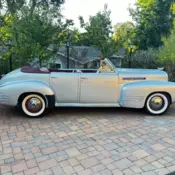 1941 Cadillac Series 62 4 door Convertible Silver V8 7.7