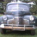 1941 chev master deluxe 4 dr,6 cyl. rolling chasis mtr will run.clear title