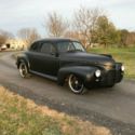 1941 Chevrolet Coupe Hot Rod Black 454 auto 4 wheel disc cool 71664 Miles Black