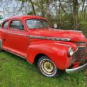 1941 Chevrolet Special Deluxe Red RWD Manual Business Coupe
