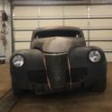 1941 ford sedan rat rod project chop top stretch. Sbc motor