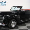 1941 Ford Super Deluxe  1400 Miles Black Convertible 221 Flathead V8 3 Speed Man