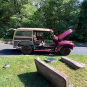 1941 INTERNATIONAL WOODIE STATION WAGON WOODY 3 DOOR 3 ROWS OF SEATS 2 OWNER
