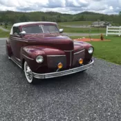 1941 Mercury Turnpike Cruiser Red