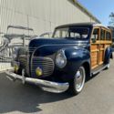 1941 Plymouth Special 10395 Miles Blue Woodie