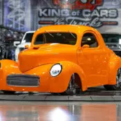 1941 WILLY'S COUPE PEARL ORANGE ABSOLUTE WORK OF ART WOW RARE FIND