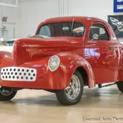 1941 Willy&#039;s   custom  589 Miles Red 2D Coupe Not Specified 3 speed 350 trans au