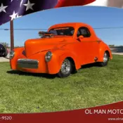 1941 Willys Coupe  350 Miles Metallic Orange Coupe V8 9.4 Blown 572 Hemi