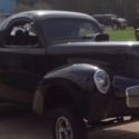 1941 Willys coupe gasser drag race car hot rod