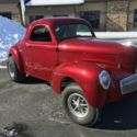 1941 willys coupe steel drag car gasser hot rat rod 1940 metal