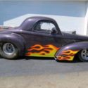 1941 Willys drag car 462 BBC ALKY INJECTED RAT tube chassis