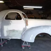 1941 Willys Model 4 Coupe Grey RWD Automatic