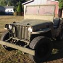 1941 Willys Slat Grill with capstan winch, solid wheels, etc.