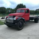 1942 Chevrolet 1-1/2 Ton Pickup flat bed dual rear wheels restored 5 Miles Red T