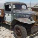 1942 DODGE POWER WAGON TRUCK, ¾ TON 4x4 w/dump bed, runs good, w/title