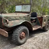 1942 Dodge WC 51 Green open cab
