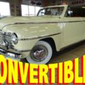 1942 Plymouth Deluxe Special Deluxe Convertible 7095 Miles Yellow   Manual