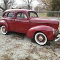 1942 Willys Americar Sedan Sedan Buckeye Red STUNNER Manual Deluxe Cool Car!!!!!