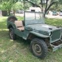 1942 WILLYS MB SCRIPT ORIGINAL WWII MILITARY JEEP, Data plate  MB 107494 - DOD 1