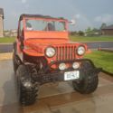 1943 Jeep willys Orange 4WD Manual