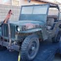 1944 Ford GPW Military Jeep GPW Engine & 1944 Frame Needs Restro 42 Engine