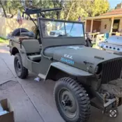 1944 Willys MB Brown military