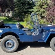 1945 Jeep GPW Blue US Army