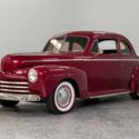 1946 Ford Deluxe Coupe Street Rod 2043 Miles Burgundy Coupe 350ci 3-Spd Auto