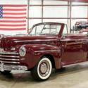 1946 Ford Super Deluxe Convertible 92839 Miles Dynamic Maroon Convertible V8 Aut