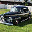 1946 Ford Super Deluxe Coupe Black RWD Automatic Super Deluxe Coupe