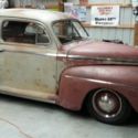 1946 Ford super deluxe coupe hot rat street rod flathead Patina V8 gasser low 47
