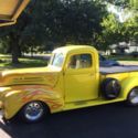1946 FORD TRUCK STREET ROD YELLOW WITH FLAMES SHOW TRUCK