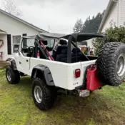 1946 Jeep CJ SUV White