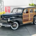 1946 Mercury 69M Woodie Station Wagon 5 Miles Black