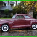 1946 Plymouth Special Deluxe Used 3 on Tree Manual, Flat 6