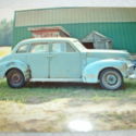 1946 studabaker four door champion sedan