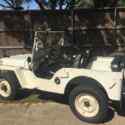 1946 Willys CJ-2A White 4WD Manual