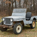 1946 Willys CJ2A Jeep rare column shift 4x4 l-head w/ title kaiser CJ go devil