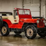 1946 Willys CJ2A  Orange  134ci 4 Cylinder 54357 Miles