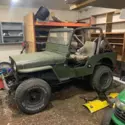 1946 willys jeep cj2a,4.3 chevy,power steering,the rest  is all stock.no title