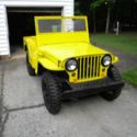 1946 willys jeep (with 1953 CJ3A parts jeep)