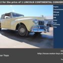 1947 2 for the price of 1 LINCOLN CONTINENTAL CONVERTIBLE Must See